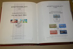 Album of 96 German Ersttagblatt ETB First Day Covers from 1975 to 1982