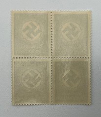 1942 issue WWII official PF06 ScO95 Third Reich Germany Stamp Block 4