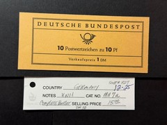 Germany # MH7a MNH 2026 Scott Catalogue Value $ 15.00