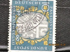 The listing is:(1)1960 Deutsche Passion Play 10 Pfennig Postage Stamp-LH