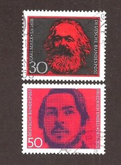 [1235] Germany, 1968 / 1970 Good Used, Marx & Engels, Politicians