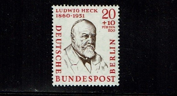 1956 Germany BERLIN 20pf + 10pf Famous Men of Berlin Series Sc#9NB19 M/VLH/OG*