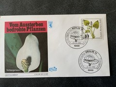 Germany Berlin 1981 #9NB182-#9NB185 Endangered Plants – 4 FDCs