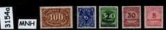 MNH stamps Pre 1930 German Republic Hyper Inflation stamps #3154a