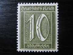 DEUTSCHES REICH Mi. #178 scarce mint stamp (watermark waffles)! CV $10.80
