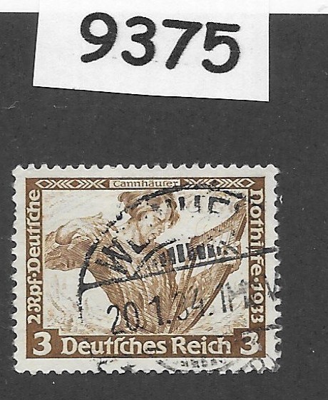 Stamp Scott B49 Richard Wagner / Tannhauser / Third Reich era Germany #9375