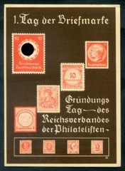 DR-3.Reich 1936 Mail Stamp Exhibition Reichspostverband Blank Private Cover