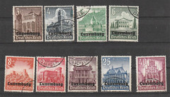 * Original * WW II German Stamps — Set – Luxemberg Over Print – Used