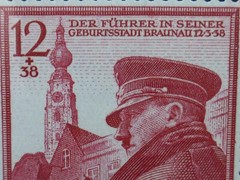 Adolf Hitler 1939 WW2 50th Birthday Stamp Third Reich Nazi Germany MNH Pfennig