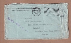 Cover Salvaged from Sinking of the EROS on 26 May 1940 by German U-Boat U-38