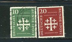Germany Scott # 744, 745 – Used – CV=$8.50 (10-C186)