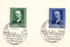 LEVERKUSEN 1940 EMIL VON BEHRING Philipps-University Commemor. Postmark Germany