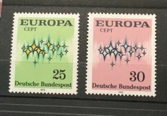 GERMANY BRD Europo 1972 MI # 716 – 717 MINT/ MNH