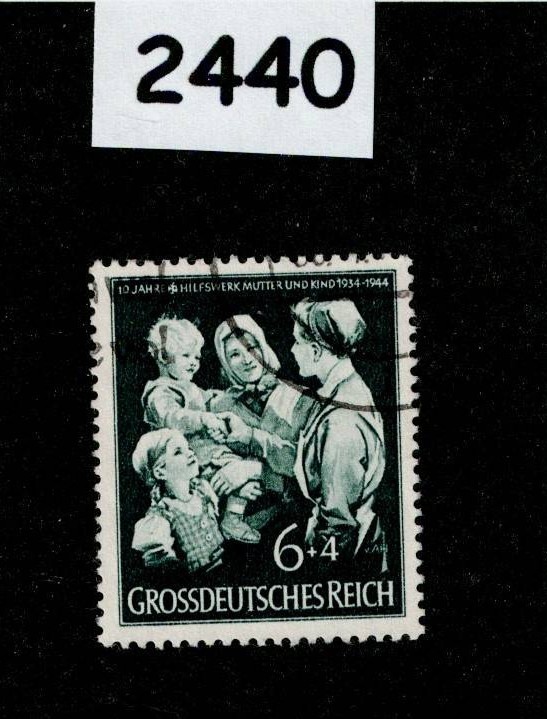 Used stamp B254 1944 Mother & child Children Mother’s day Germany #2440
