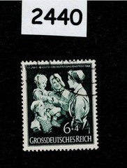 Used stamp B254 1944 Mother & child Children Mother’s day Germany #2440