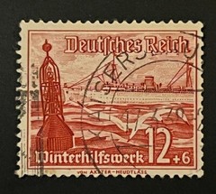 Travelstamps: 1937 Germany Stamps Scott #B112 Winter Relief Used Handstamped