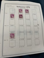 21 ALBUM PAGES BAUTENSERIE 1948 SORTED USED 1149