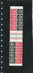 GERMANY, BOOKLET PANE MI MHB43 VF NH HINDENBURG DOUBLE PANE $175