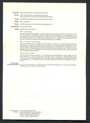 Germany-Berlin : City views First Day Sheetlet (ETB) from 1982 Michel # 13/1982
