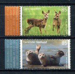 Germany – BRD : Beautiful animal babys set from 2018 – mint NH