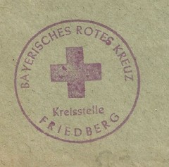 Germany 2 covers 1916-1952, Red Cross missing post free of charge 1952 with a re