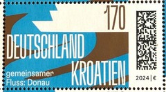 FRG 2024 SHEET OF TEN 10x €1.70 GERMANY CROATIA DANUBE MiNr. 3858 SHEET MNH!
