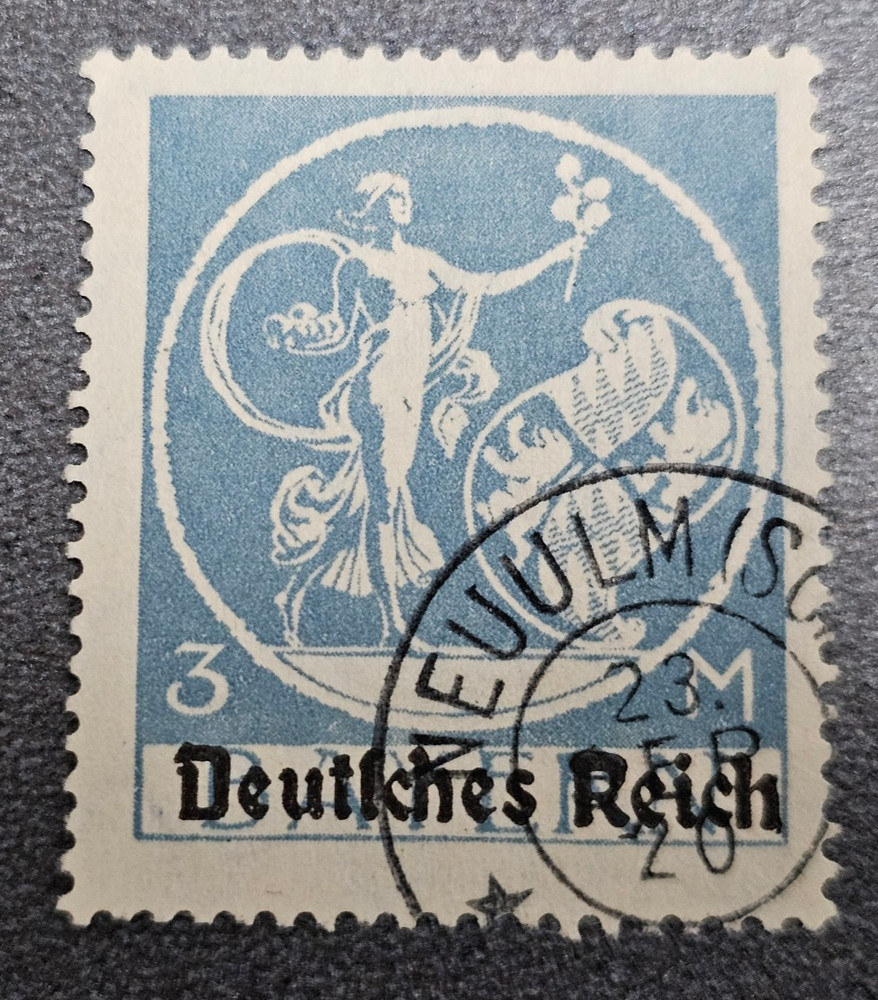 Stamp Germany Reich Bavaria 3 Mark 1920 Infla Berlin Mi. Nr. 134 [🇩🇪39165-2]