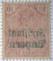 Travelstamps: Germany Bayern Overprint Stamps Sc#180,10pf Mint Watermarked MOGLH