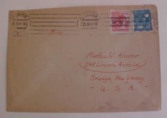 GERMAN COVER OVERPRINTS 1948 AUG HAMBURG #46I cat.170E($238.00)