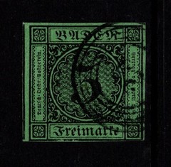 Baden SC# 7 Used / 25 Numeral Cancel – S51680