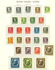 GERMANY – BAYERN -1911/1920 -54 ST. POSTMARKS NO WARRENTY =AS IS =