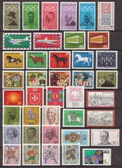 USA0055) Germany BRD over 100 complete sets and issues MNH , see all pictures