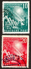Germany Stamps # 665-666 Used VF Scott Value $36.00