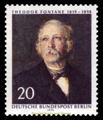 EBS Berlin 1970 – Theodor Fontane – Author – Michel 353 – MNH**