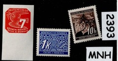 MNH stamps Mixed regular Postage WWII German Czech Occupation of BaM #2393