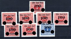 Sudetenland RUMBURG 36/43 Stamp Series * MH 250EUR (DA8540