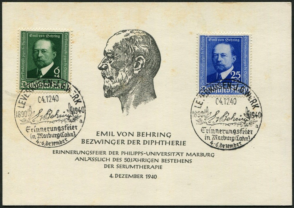 Germany Leverkusen Emil von Behring Conqueror of Diphtheria Remembrance Festival