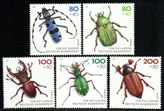 Germany Stamp B745-B749 – Beetles