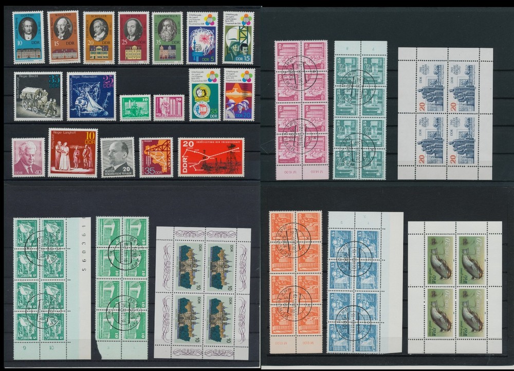 Germany East, DDR, beautiful stamp collection, used and new (RD 11)