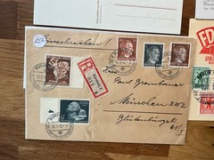 german stamps and postal history 1800s states on Reich mint and used *a551