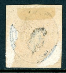 Germany States 1863 Saxony 1sgr Rose Carmine Cut Square VFU K899