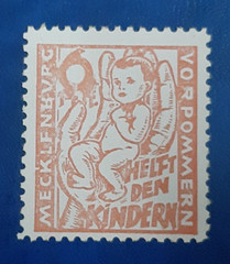 Germany Stamp Allied Occupation 6 Pfennig 1945 SBZ KRAMP Mi. Nr. 26 a (20837)