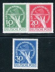 BERLIN 1949 68-70 ** MNH FLAWLESS SET signed SCHLEGEL BPP(06148