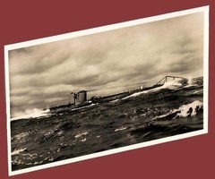 German WW2 Third Reich Postcard Kriegsmarine U-Boot