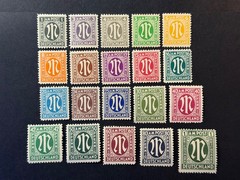 Germany # 3N1 – 3N20 MH (3N11 MNG) 2024 Scott Catalogue Value $ 17.30