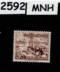 MNH stamp Scott B107 1937 Winter relief Culture fund Germany #2592