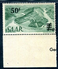 SAAR 1947 238I ** MNH FLAWLESS FIRST PRINT signed BRUN 200€(D9081