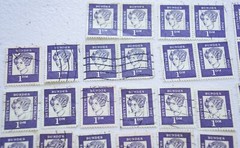 106- Annette von Droste-Hülshoff 1960’s 1 Deutsche Mark German Postage Stamps