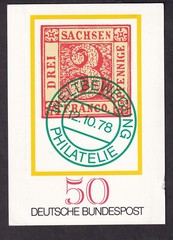 Germany unmailed postal card Tag der Briefmarke 1978