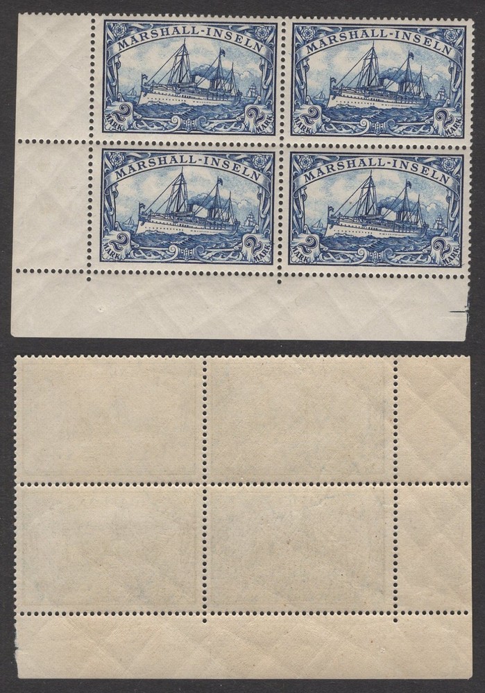 Marshal Islands #23 Mint Never Hinged Margin Block of 4 – Kaiser’s Yacht